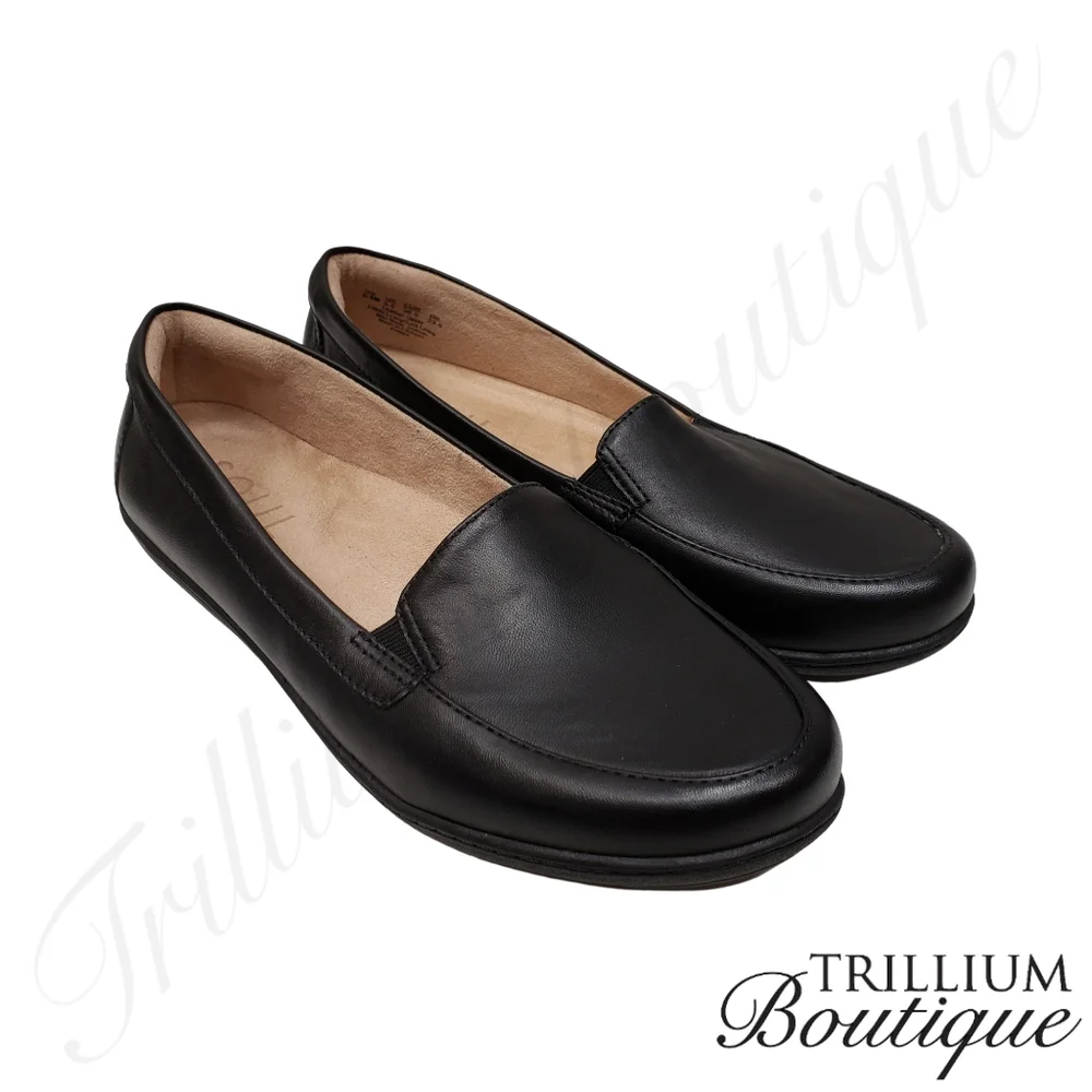 SOUL Naturalizer Zapato Loafer Black New in Box Leather Upper - Picture 2 of 13